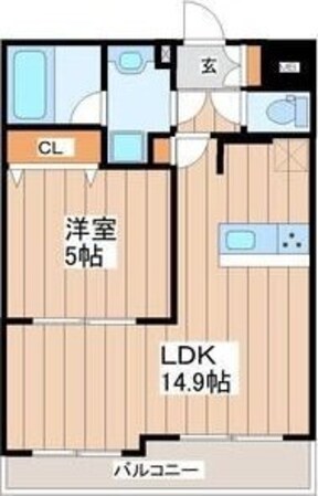 LUANA・AIR・RESIDENCE五橋の物件間取画像